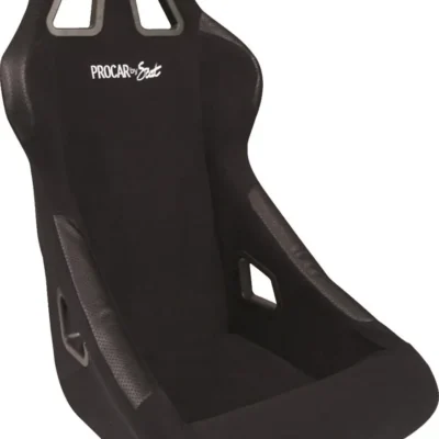 Pro Sport Fixed Back - Black Vinyl, Red Vinyl Trim